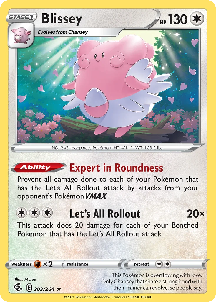Blissey · Golpe Fusão