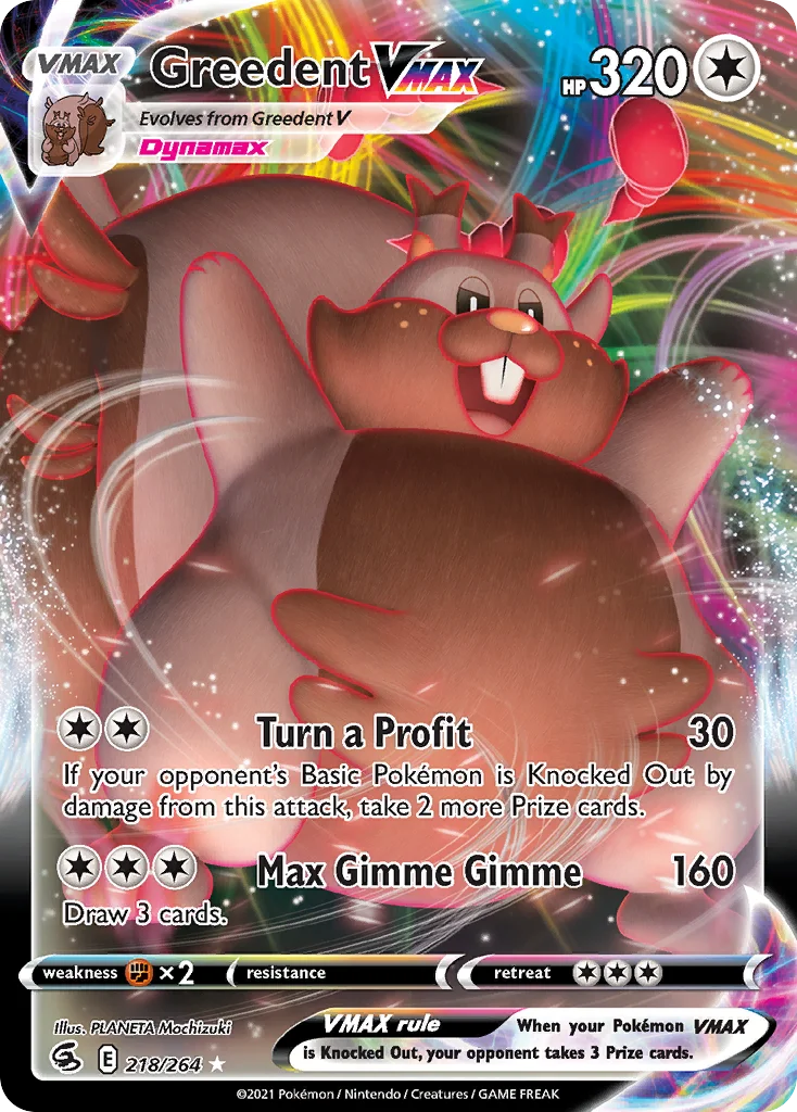 Greedent VMAX · Fusion Strike