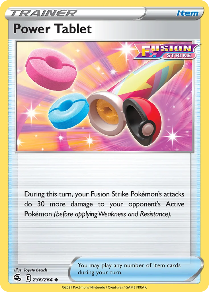 Power Tablet · Fusion Strike