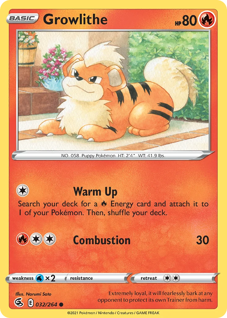 Growlithe · Golpe Fusão