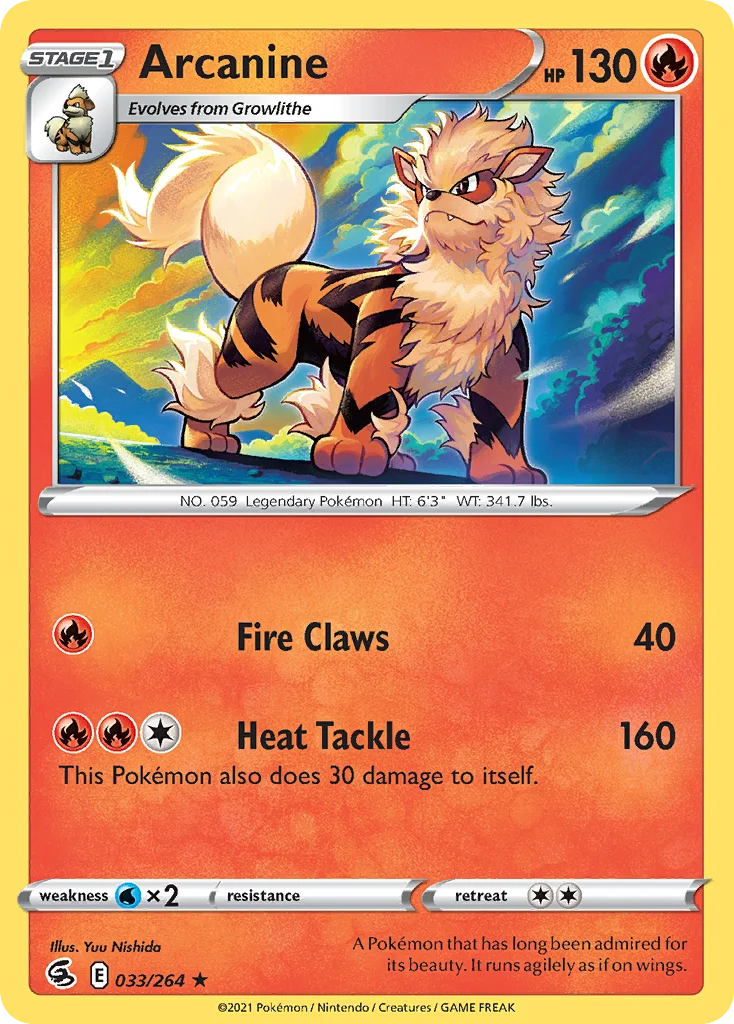Arcanine · Golpe Fusão