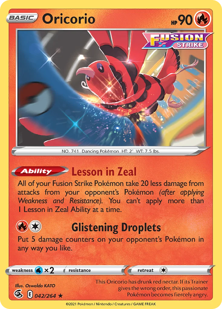 Oricorio · Fusion Strike