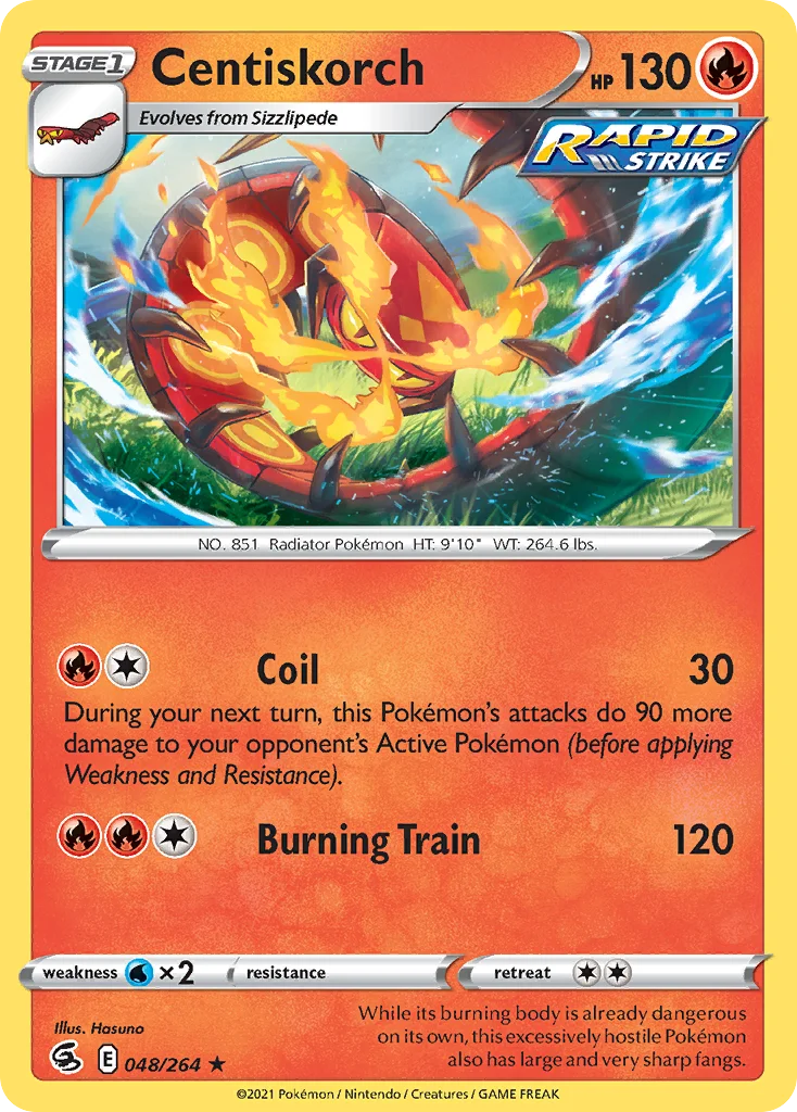 Centiskorch · Fusion Strike