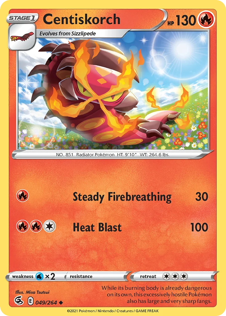 Centiskorch · Fusion Strike