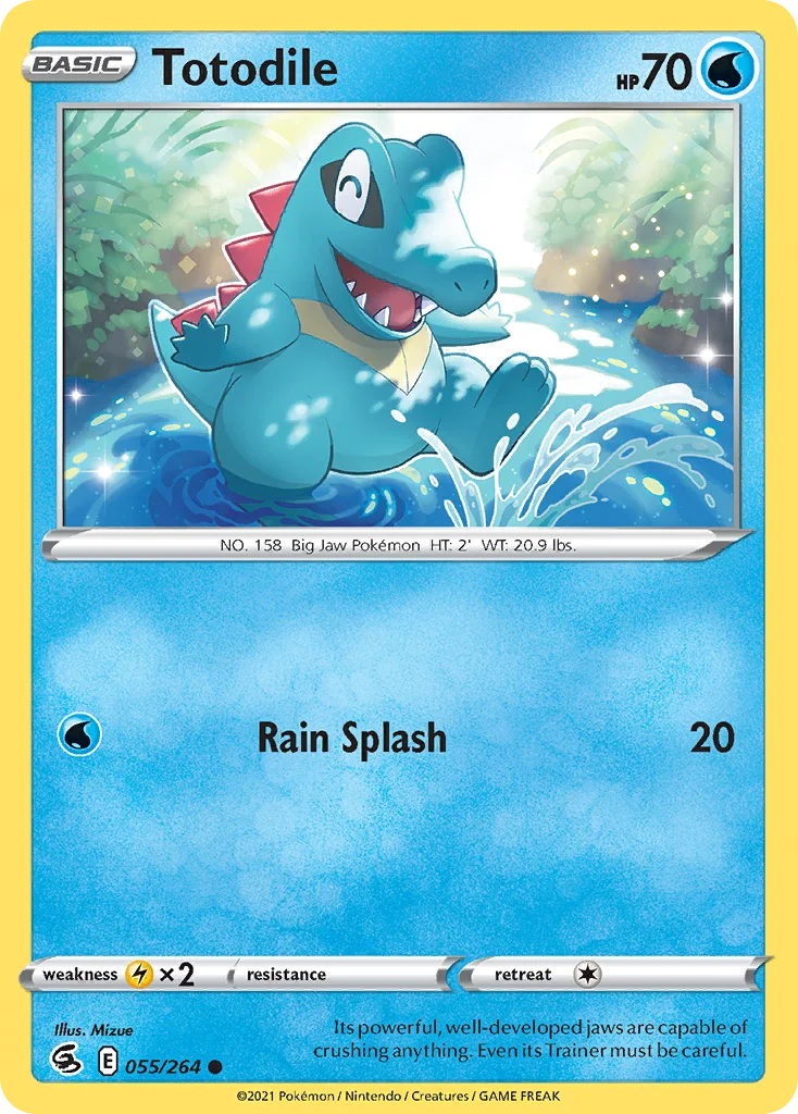 Totodile · Golpe Fusão