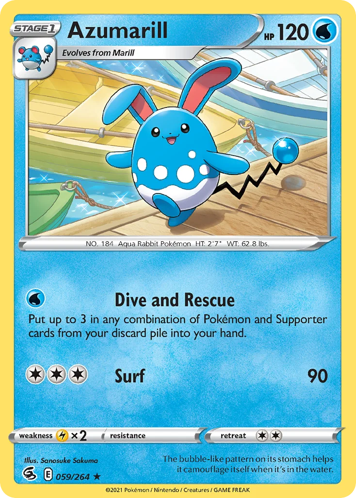Azumarill · Golpe Fusão