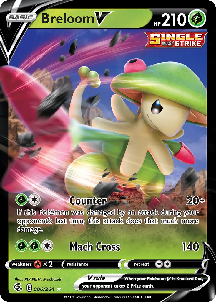 Breloom V · Golpe Fusão