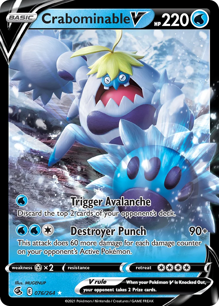 Crabominable V · Fusion Strike
