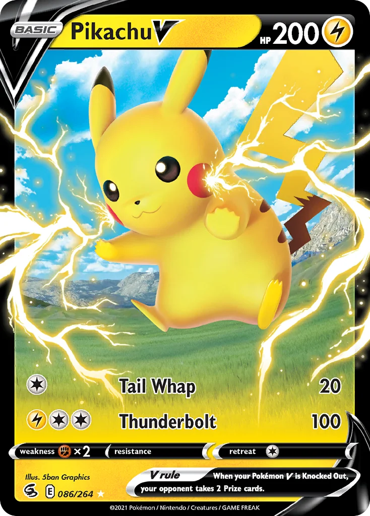 Pikachu V · Golpe Fusão