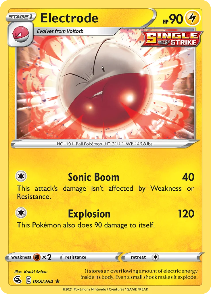 Electrode · Golpe Fusão