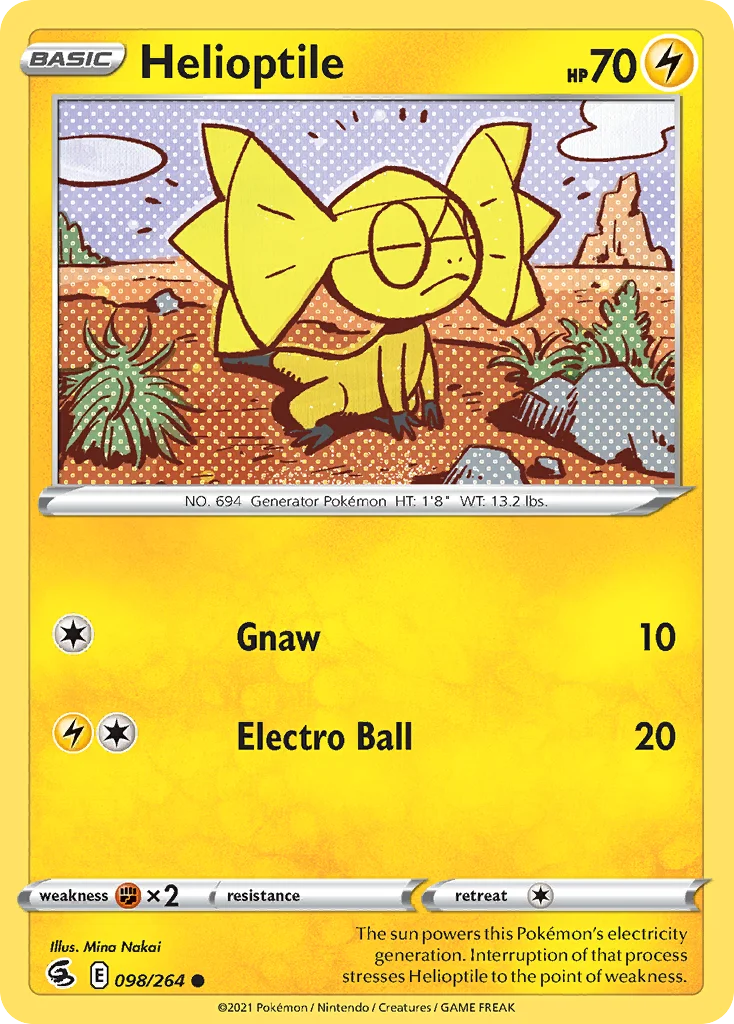 Helioptile · Fusion Strike