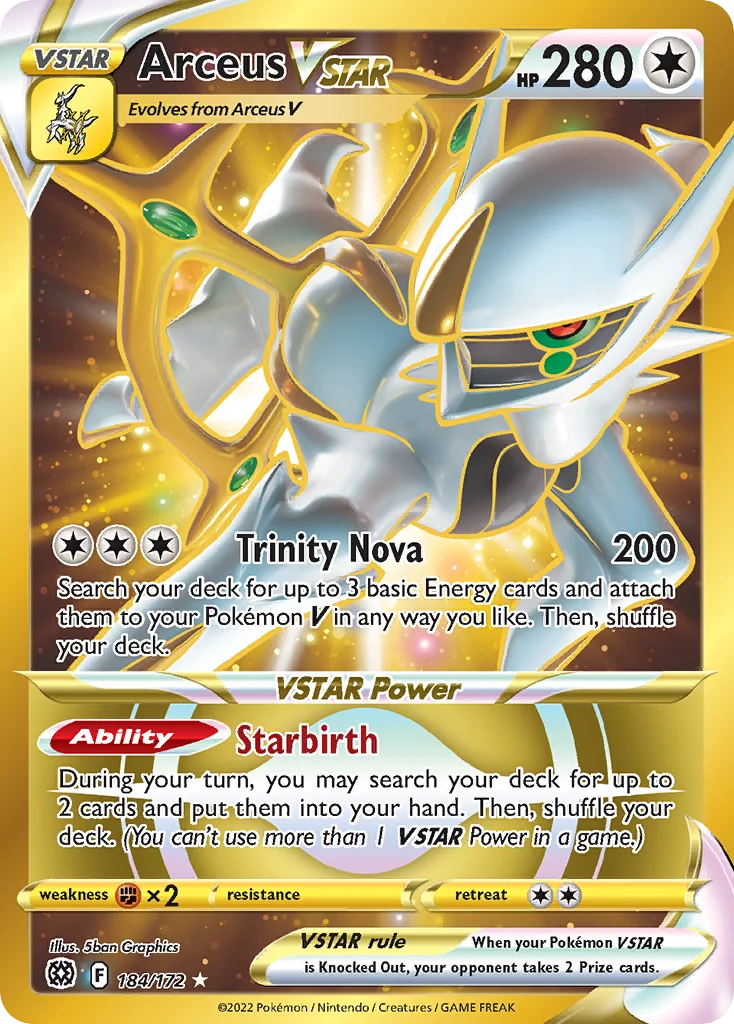 Arceus V-ASTRO · Astros Cintilantes