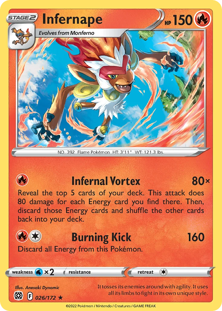 Infernape · Brilliant Stars