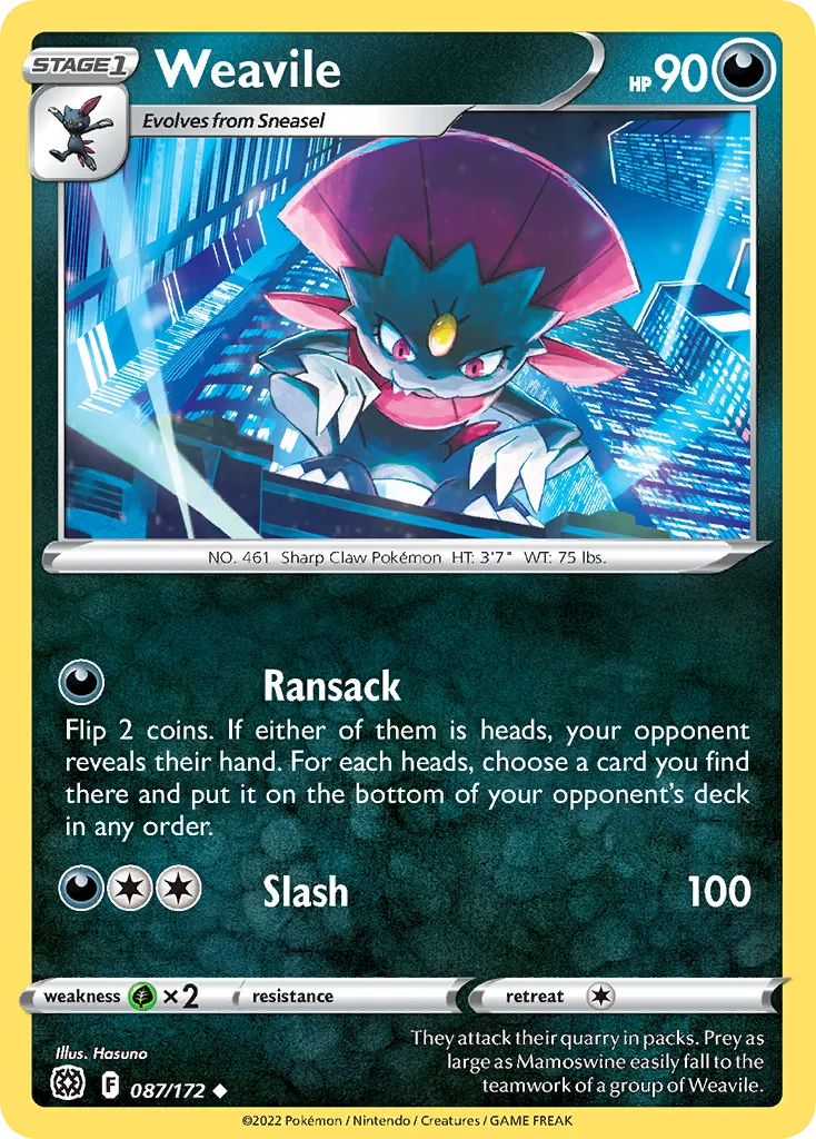 Weavile · Brilliant Stars