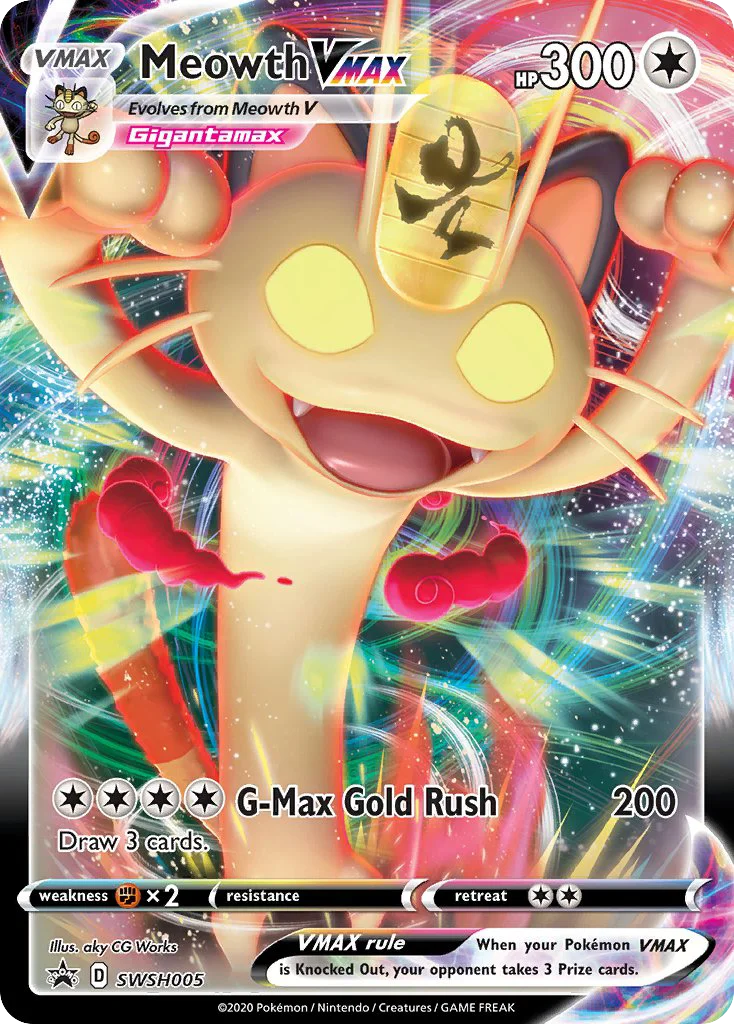 Meowth VMAX · SWSH Black Star Promos