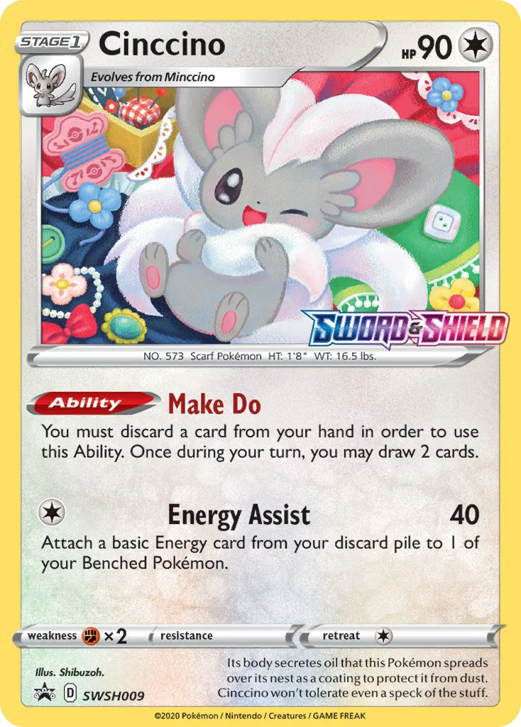 Cinccino · SWSH Black Star Promos