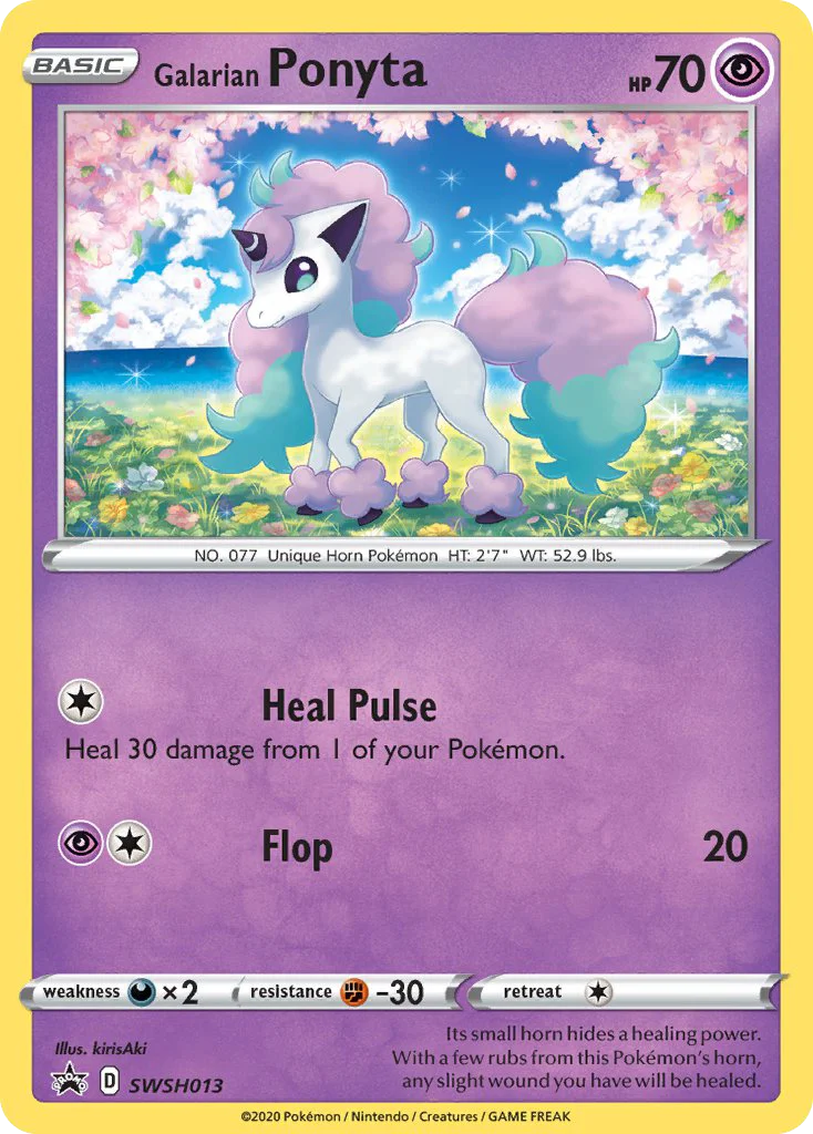 Galarian Ponyta · SWSH Black Star Promos