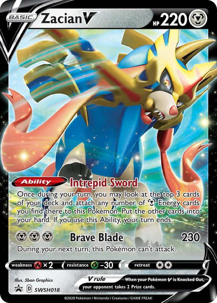 Zacian V · SWSH Black Star Promos