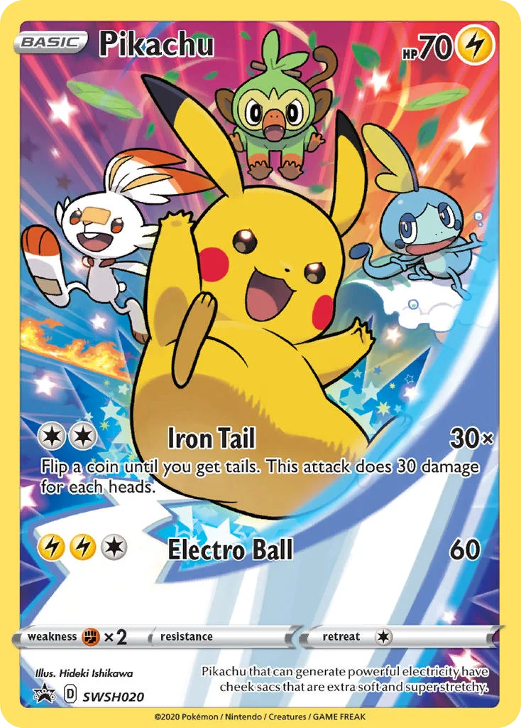 Pikachu · SWSH Black Star Promos
