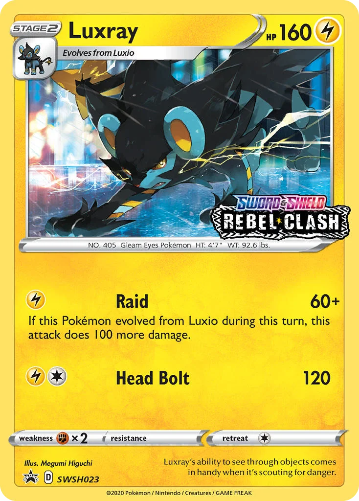 Luxray · SWSH Black Star Promos