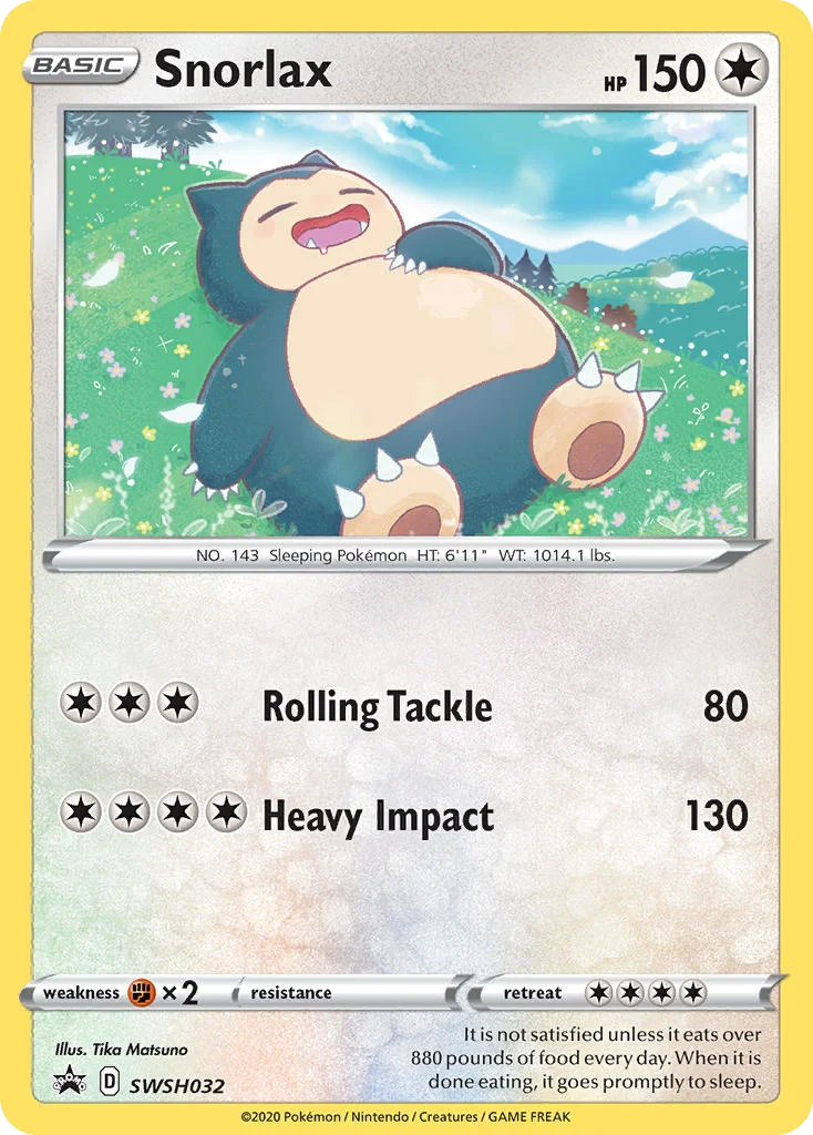 Snorlax · SWSH Black Star Promos
