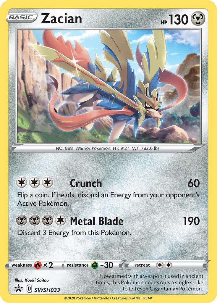 Zacian · SWSH Black Star Promos
