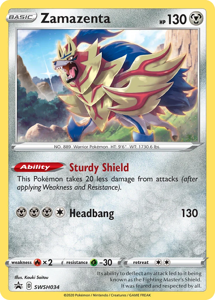 Zamazenta · SWSH Black Star Promos