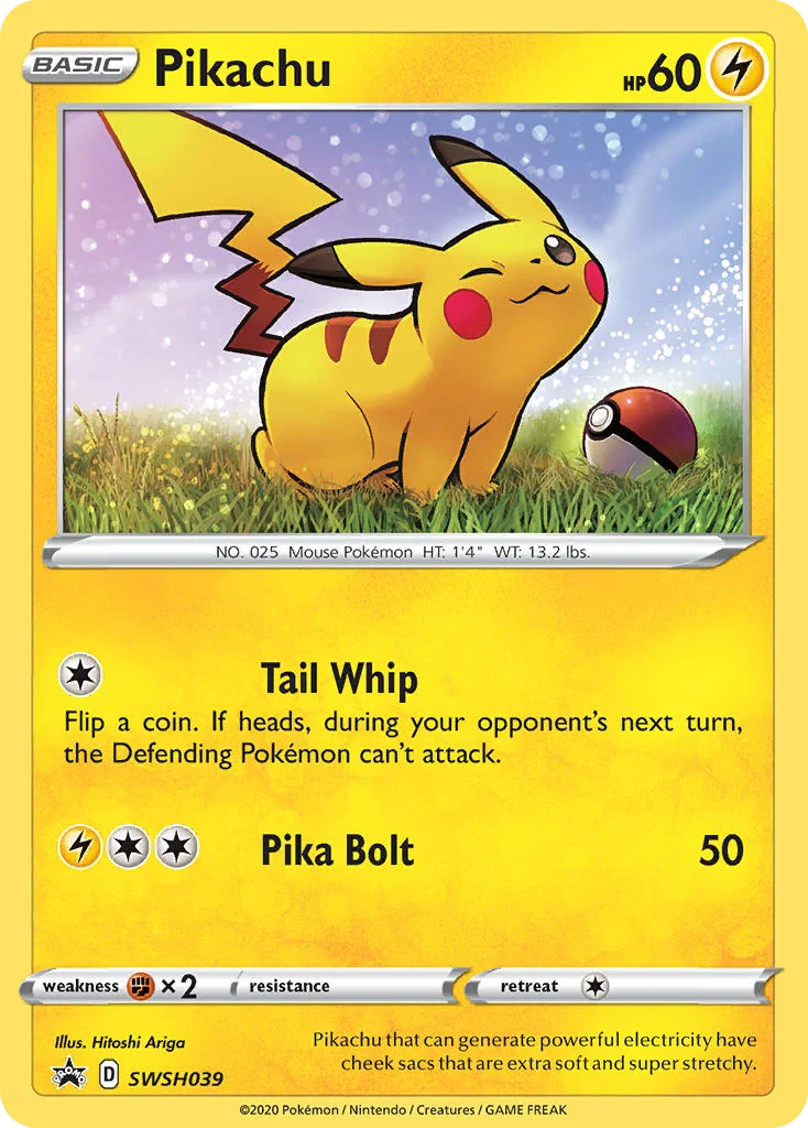 Pikachu · SWSH Black Star Promos