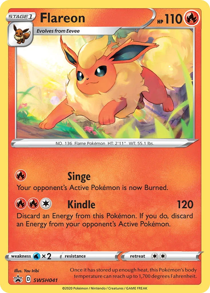 Flareon · SWSH Black Star Promos