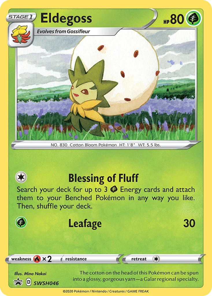 Eldegoss · SWSH Black Star Promos