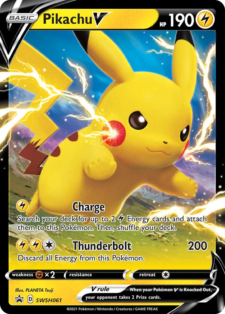 Pikachu V · SWSH Black Star Promos