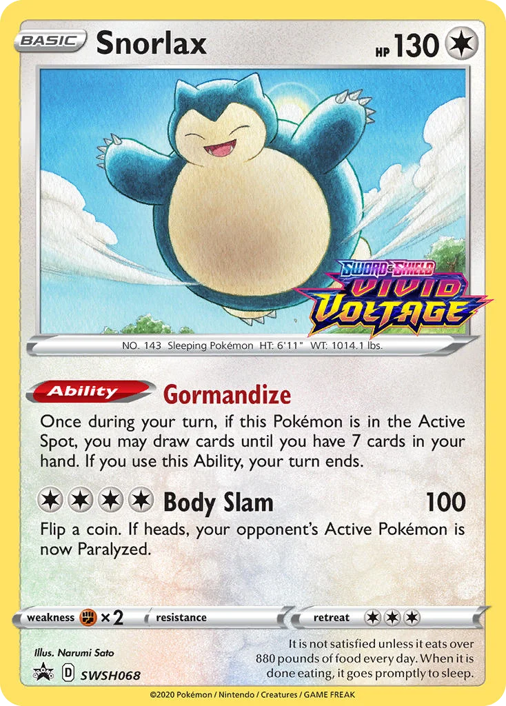 Snorlax · SWSH Black Star Promos