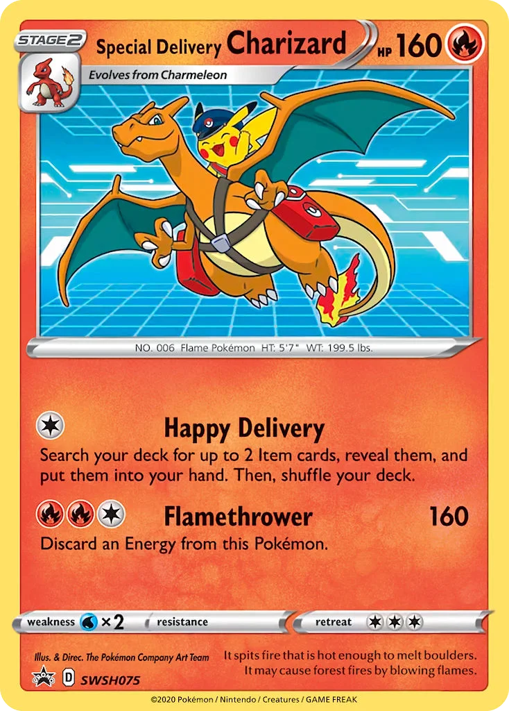 Special Delivery Charizard · SWSH Black Star Promos