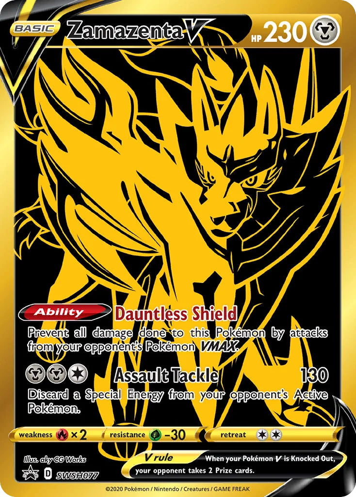 Zamazenta V · SWSH Black Star Promos