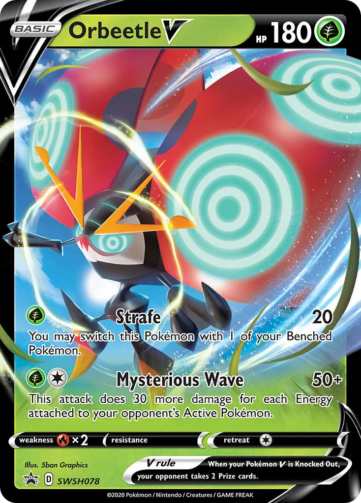 Orbeetle V · SWSH Black Star Promos