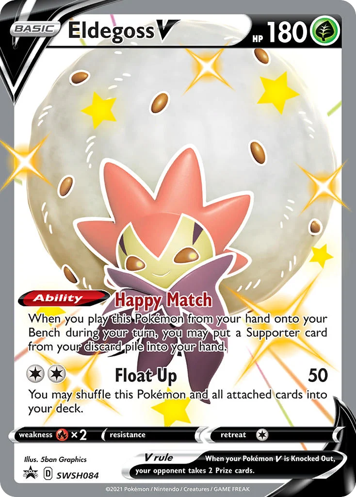 Eldegoss V · SWSH Black Star Promos