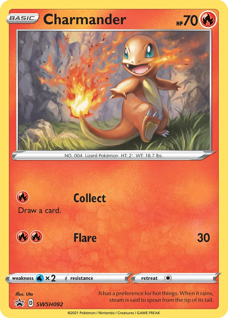 Charmander · SWSH Black Star Promos