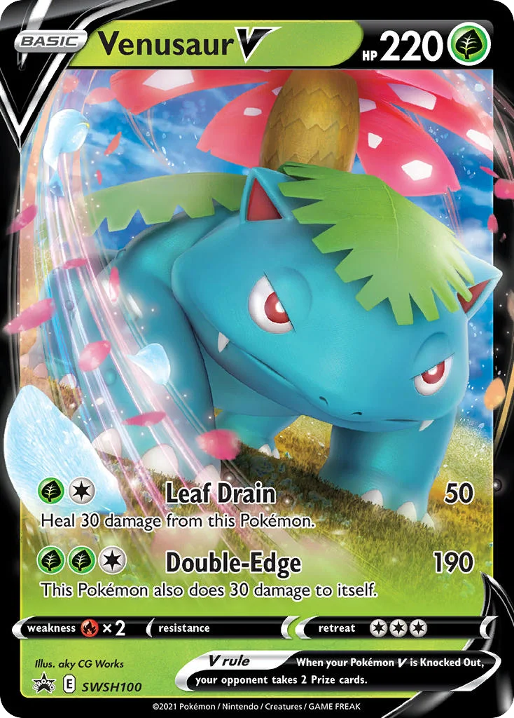 Venusaur V · SWSH Black Star Promos