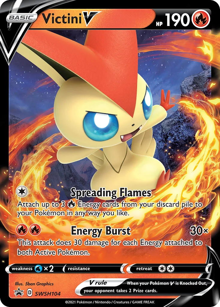 Victini V · SWSH Black Star Promos