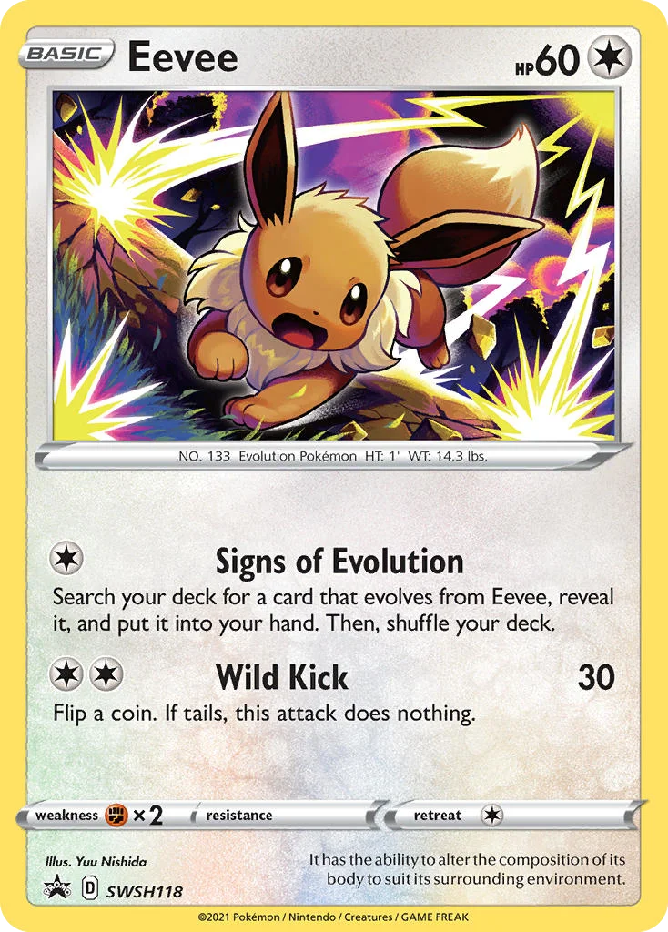 Eevee · SWSH Black Star Promos