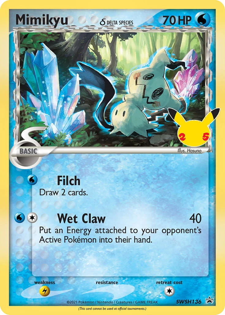 Mimikyu δ · SWSH Black Star Promos