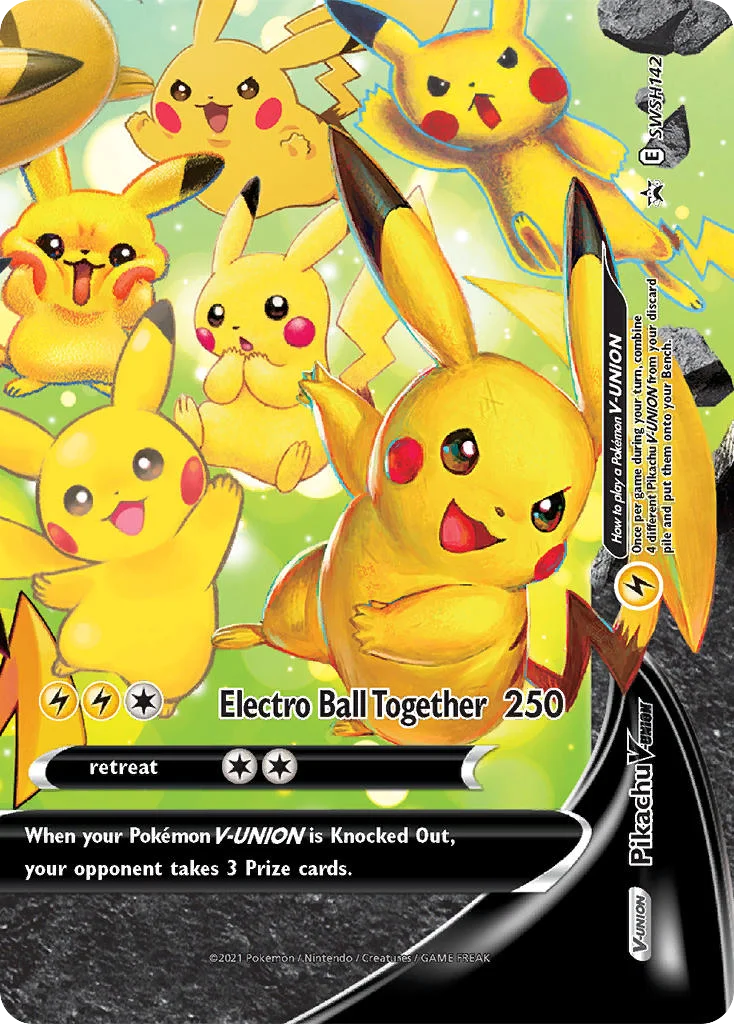 Pikachu V-UNION · SWSH Black Star Promos