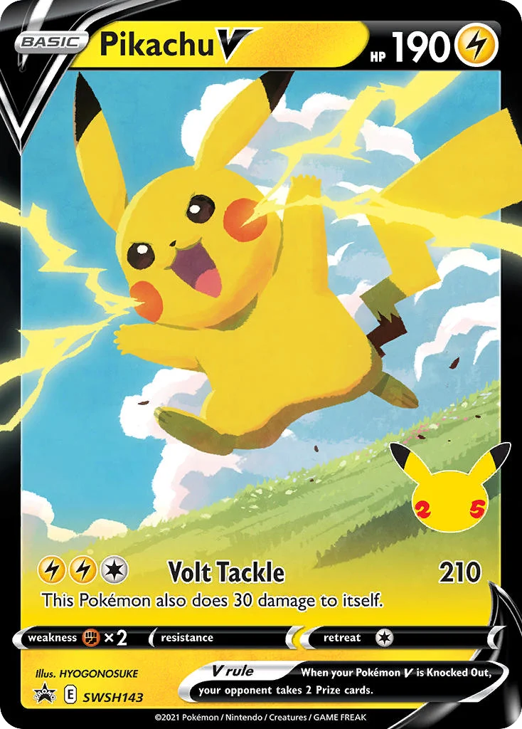 Pikachu V · SWSH Black Star Promos