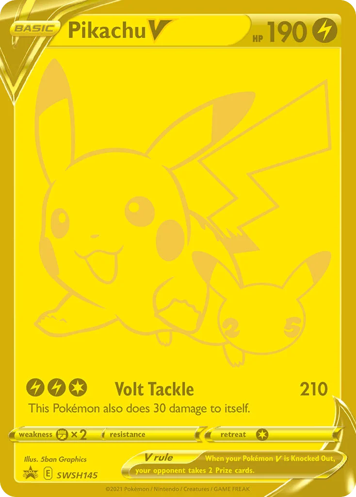 Pikachu V · SWSH Black Star Promos