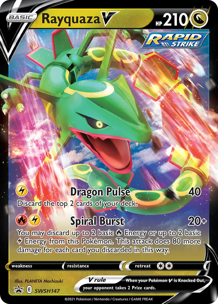 Rayquaza V · SWSH Black Star Promos