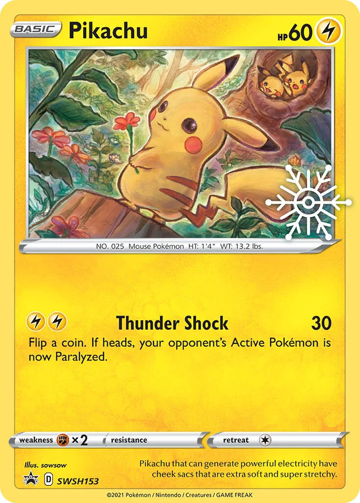Pikachu · SWSH Black Star Promos