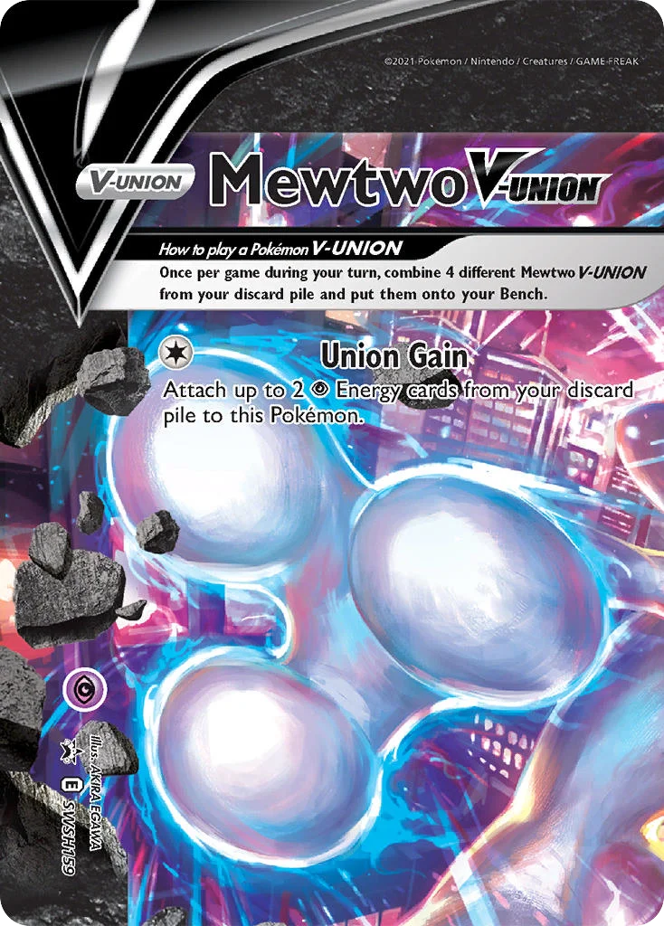 Mewtwo V-UNION · SWSH Black Star Promos