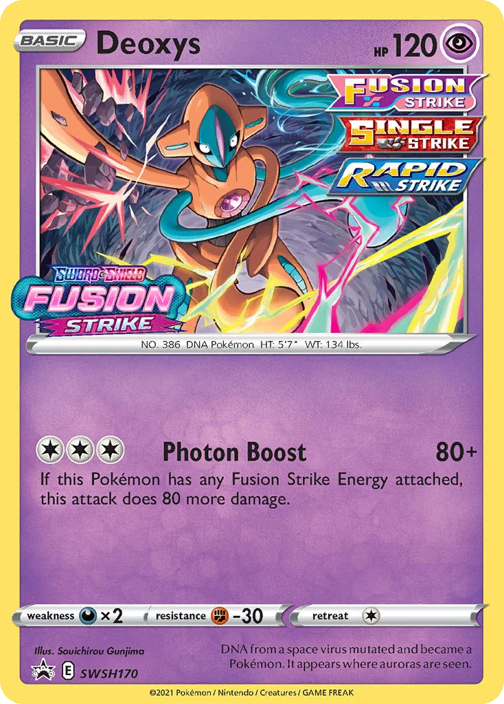 Deoxys · SWSH Black Star Promos