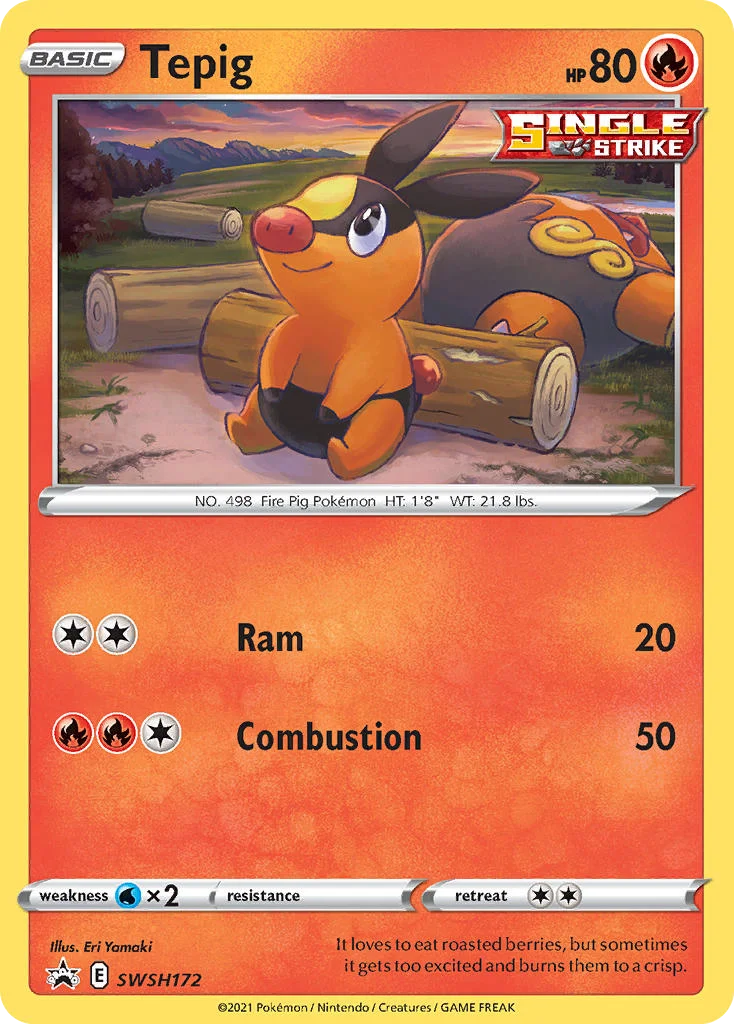 Tepig · SWSH Black Star Promos