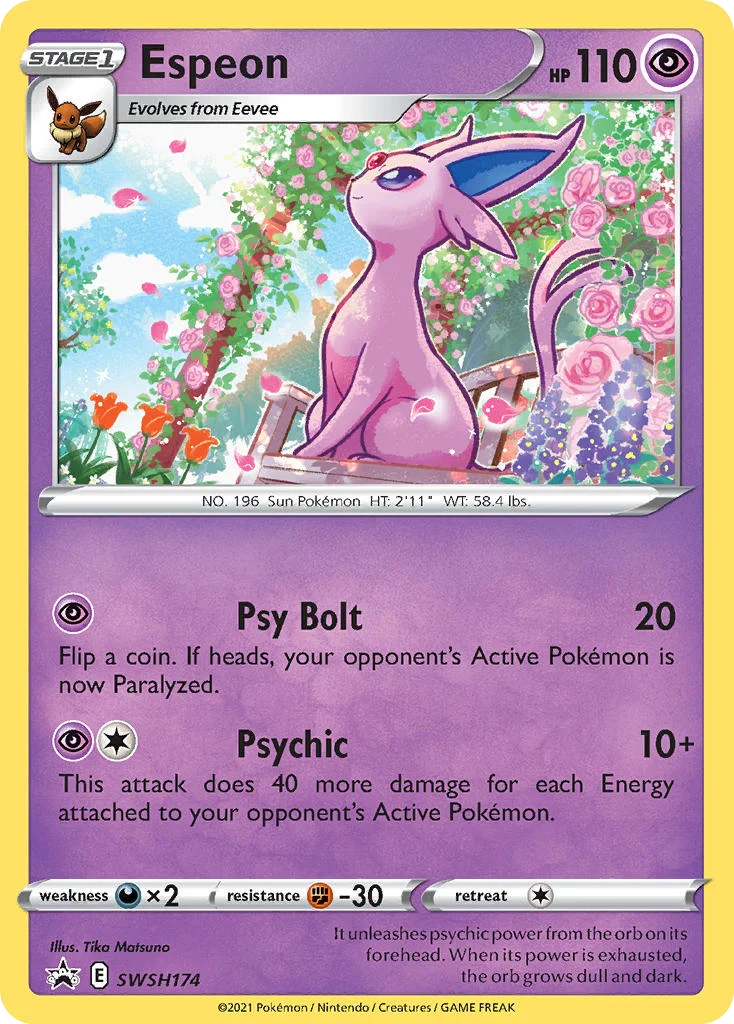 Espeon · SWSH Black Star Promos
